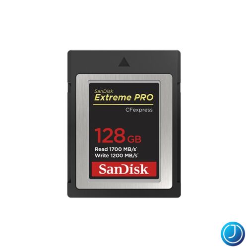 SANDISK 186485, CFEXPRESS EXTREME PRO® KÁRTYA 128GB, Type B, 1700MB/s, 1200MB/s,