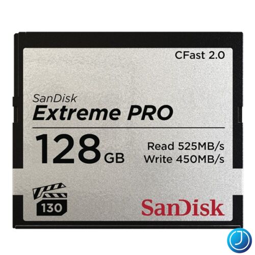 SANDISK 173408, CFAST EXTREME PRO KÁRTYA, 128GB, 525MB/SEC.