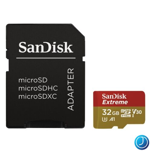 SANDISK 173420, MICROSDHC EXTREME KÁRTYA 32GB, 90MB/sec. CL10, UHS-I, V30, A1