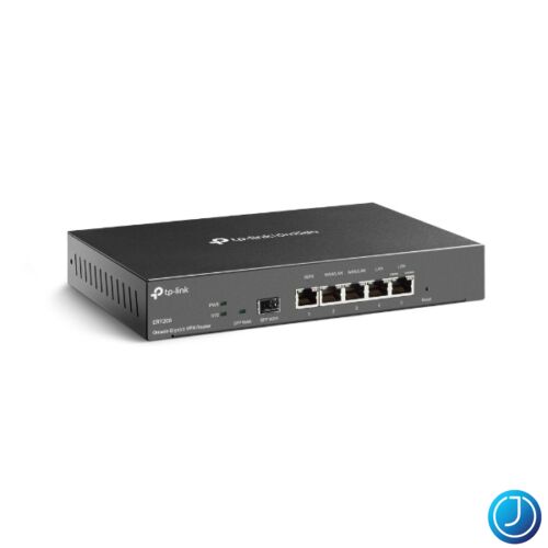 TP-LINK Vezetékes VPN Router 1xWAN(1000Mbps) + 1xSFP WAN(1000Mbps) + 4xLAN(1000Mbps), ER7206
