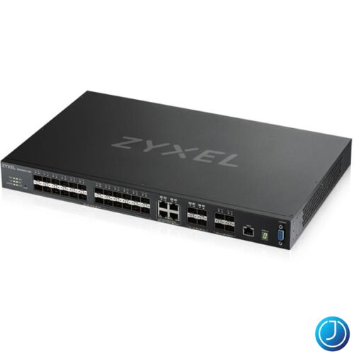 ZYXEL Switch 24x1000Mbps + 4xGigabit kombó + 4xGigabit SFP+, Fémházas Menedzselhető Rackes, XGS4600-32-ZZ0102F