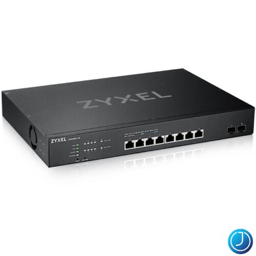 ZYXEL Switch 8x10Gbps + 2xGigabit SFP+, Menedzselhető Rackes, XS1930-10-ZZ0101F